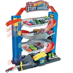 Hot Wheels Kaskadérská garáž s dráhou a autíčkem - Mattel obrázek 2