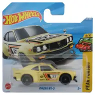 Hot Wheels: Mazda RX-3 žluté autíčko 1/64 - Mattel