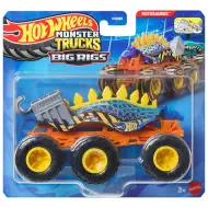 Hot Wheels Monster Trucks: Big Rigs šestikolový Motosaurus tahač 1/64 – Mattel