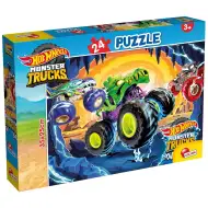 Hot Wheels Monster trucks 24dílné puzzle 35x25 cm - Lisciani