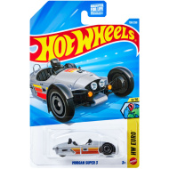 Hot Wheels: Morgan Super 3 stříbrné autíčko 1/64 – Mattel
