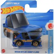 Hot Wheels: Nissan Skyline 2000GT-R LBWK modré autíčko 1/64 - Mattel