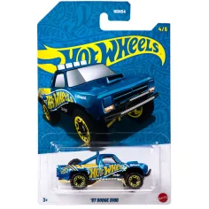 Hot Wheels Pearl & Chrome: 87 Dodge D100 autíčko 1/64 - Mattel