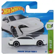 Hot Wheels: Porsche Taycan Turbo S bílý autíčko 1/64 - Mattel