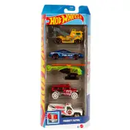 Hot Wheels: Priority Patrol vozidla sada 5 kusů - Mattel
