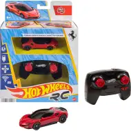 Hot Wheels: RC Ferrari dálkově ovládané autíčko 1/64 - Mattel
