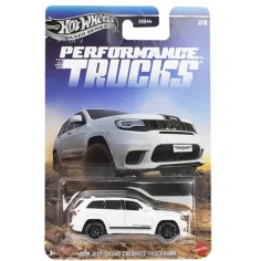 Hot Wheels Silver Series: 2019 Jeep Grand Cherokee Trackhawk model auta 1/64 - Mattel