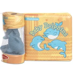 Hra do vany: Voděodolná kniha, dětské delfíny - Melissa & Doug obrázek 3