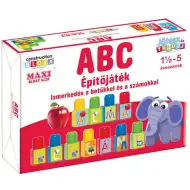 Hraj a uč se! ABC písmena a čísla rozvojová stavební hra - D-Toys
