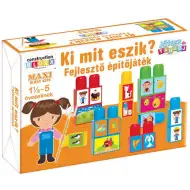 Hraj a uč se! Kdo co jí? Vývojová stavební hra - D-Toys
