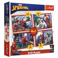 Hrdina Spiderman 4 v 1 puzzle 70-54-48-35 ks - Trefl