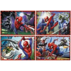 Hrdina Spiderman 4 v 1 puzzle 70-54-48-35 ks - Trefl obrázek 2