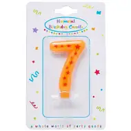 Hvězdicová svíčka číslo 7