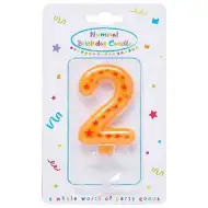 Hvězdná číslicová svíčka 2