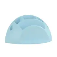 ICO: Chytrý stojan na psací potřeby v pastelově modré barvě