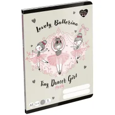 ICO: LizzySuli Lovely Ballerina Tiny Dancer linkovaný sešit pro 2. třídu A5 16-32