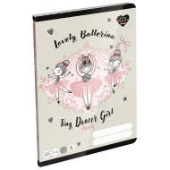 ICO: LizzySuli Lovely Ballerina Tiny Dancer linkovaný sešit pro 3. třídu A/5 12-32