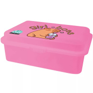 ICO: Lizzysuli Lollipop Capybara svačinový box s motivem kapybary 18x13x7 cm