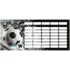 ICO: Lizzysuli Top League FTW jednostránkový, oboustranný rozvrh hodin