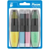 ICO: Sada zvýrazňovačů s pastelovými barvami, 4 kusy