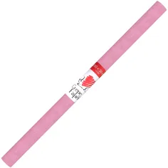 ICO: Süni kreppový papír v baby-růžové barvě 200x50 cm