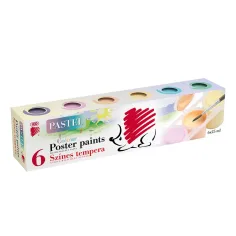 ICO: Süni tempera v kelímcích, pastelové odstíny, 6×25 ml
