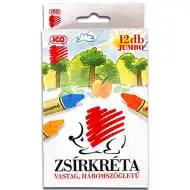 ICO: Trojúhelníková Jumbo křída sada 12 ks