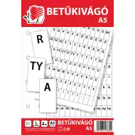 ICO: Vykrajovátka písmen JEŽEK ve formátu A/5, 2 listy