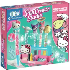 Idea! Hello Kitty kreativní studio pro výrobu per – hrací sada - Clementoni