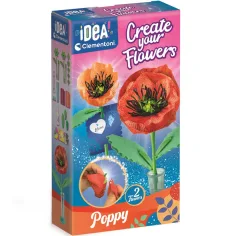 Idea! Maková mini sada na výrobu květin - Clementoni