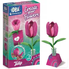 Idea! Tulipán mini sada na výrobu květin - Clementoni