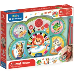 Interaktivní bubnovací sada se zvířátky - Clementoni baby