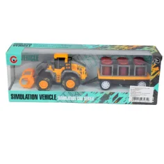 Inženýrský náklaďák: Traktor s olejovými barely a přívěsem 24cm obrázek 2