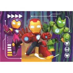 Iron Man a jeho přátelé 60dílné Supercolor puzzle - Clementoni obrázek 2