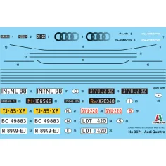 Italeri 1/24 Audi Quattro model auta obrázek 4