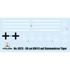 Italeri 1/35 38 cm RW 61 auf STURMMÖRSER TIGER tank maketa obrázek 6