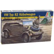 Italeri 1/35 VW Typ 82 Kübelwagen vojenský model vozidla