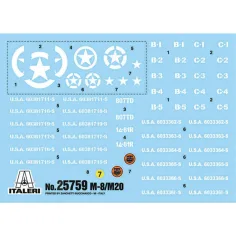 Italeri 1/56 M8/M20 model tank obrázek 6