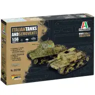 Italeri 1/56 italské tanky &amp; Semoventi model tanku