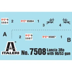 Italeri 1/72 Autocannone 3RO protiletadlový kanón s 8 figurkami modelová sada obrázek 2