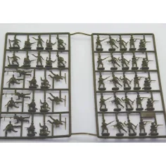 Italeri 1/72 Německý Afrikakorps Německé vojenské figurky model obrázek 2
