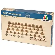 Italeri 1/72 Protitankové překážky dioráma set