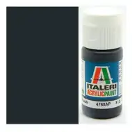 Italeri Flat Black (4768AP) - Matná černá modelářská barva 20 ml