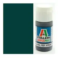 Italeri Flat Pz. Schwarzgrau RAL 7021 (4795AP) – Matná pancéřová šedá modelářská barva 20 ml
