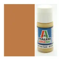Italeri Flat US Army/Mar.Gulf Armor Sand (4812AP) - Matná barva na modely US Army/Mar.Gulf pancéřové pouštní písek 20 ml