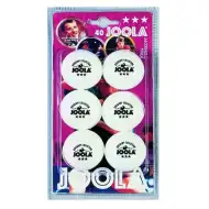 Joola sada 6 bílých stolních tenisových míčků