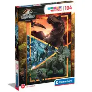 Jurassic World dinosauři Supercolor puzzle 104 dílků - Clementoni