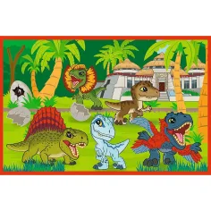 Jurassic World malí dinosauři 2x24ks puzzle - Trefl obrázek 3