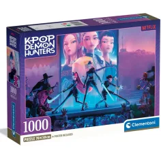 K-POP Demon Hunters kompaktní puzzle 1000 dílů - Clementoni