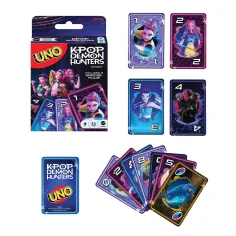 K-POP Lovci démonů UNO karetní hra - Mattel obrázek 3